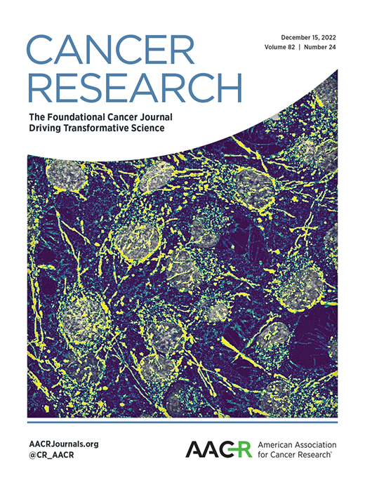 Cancer Research Cover Image for Volume 82, Issue 24
