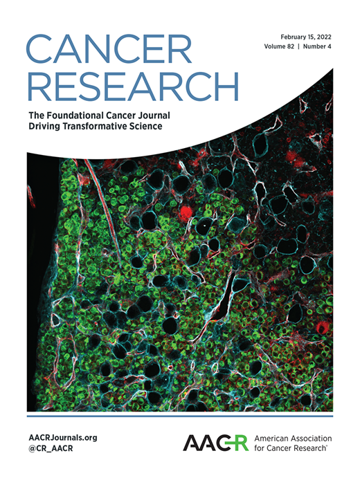 Cancer Research Cover Image for Volume 82, Issue 4