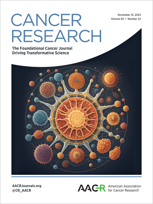 Cancer Research Cover Image for Volume 83, Issue 22