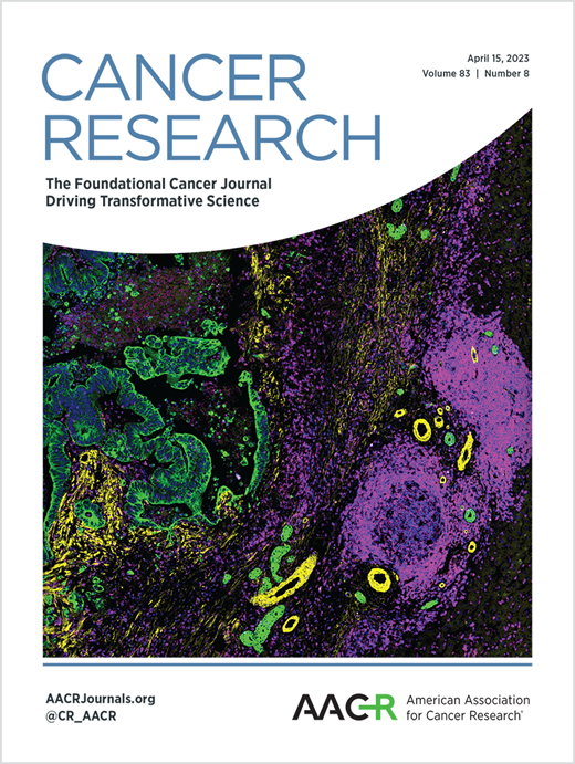 Cancer Research Cover Image for Volume 83, Issue 8