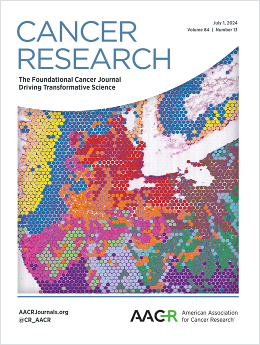 Cancer Research Cover Image for Volume 84, Issue 13