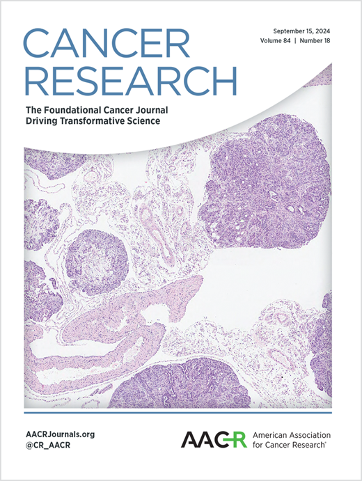 Cancer Research Cover Image for Volume 84, Issue 18