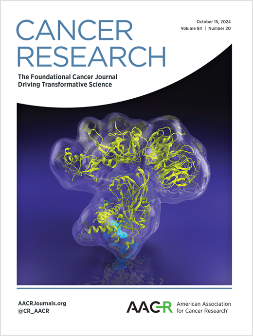 Cancer Research Cover Image for Volume 84, Issue 20