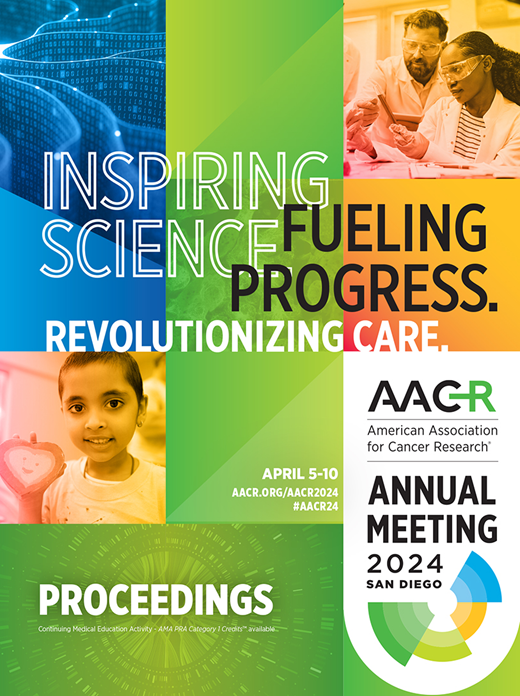 Cancer Research Cover Image for Volume 84, Issue 6_Supplement