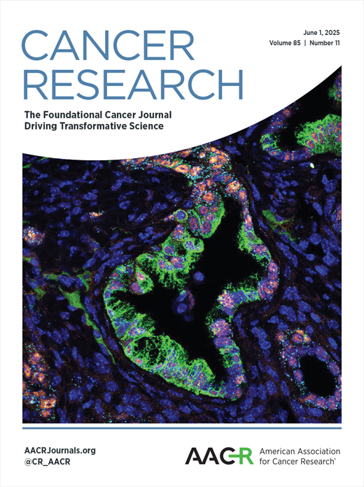 Cancer Research Cover Image for Volume 85, Issue 11
