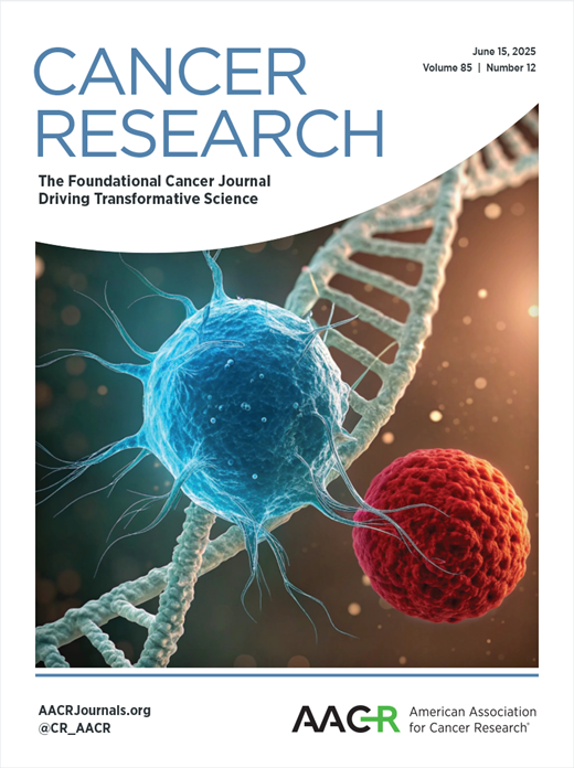 Cancer Research Cover Image for Volume 85, Issue 12