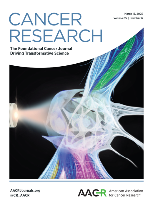 Cancer Research Cover Image for Volume 85, Issue 6