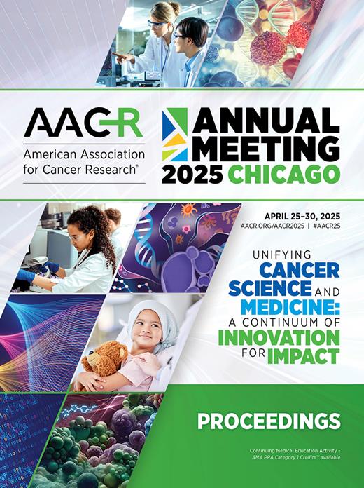 Cancer Research Cover Image for Volume 85, Issue 8_Supplement_1