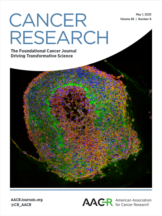 Cancer Research Cover Image for Volume 85, Issue 9
