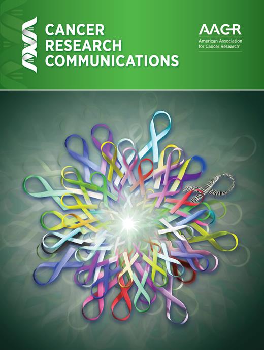 Cancer Research Communications Cover Image for Volume 2, Issue 2