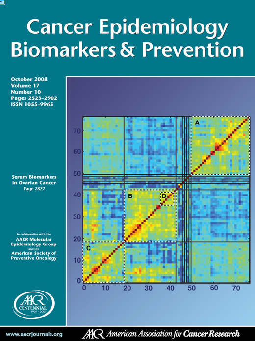 Cancer Epidemiology, Biomarkers & Prevention Cover Image for Volume 17, Issue 10