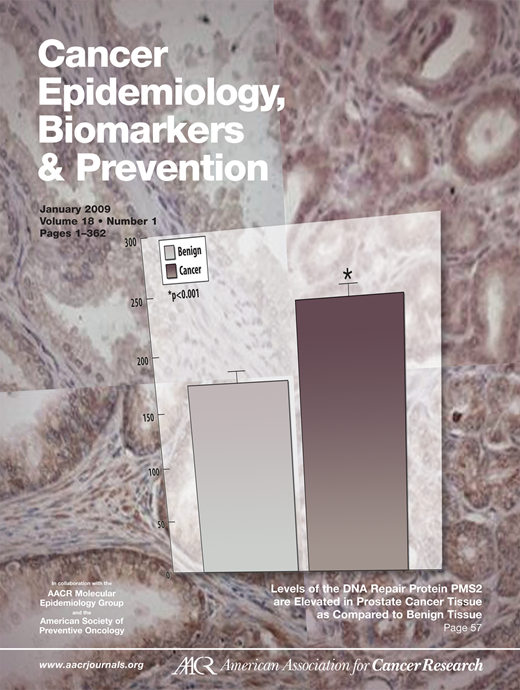Cancer Epidemiology, Biomarkers & Prevention Cover Image for Volume 18, Issue 1