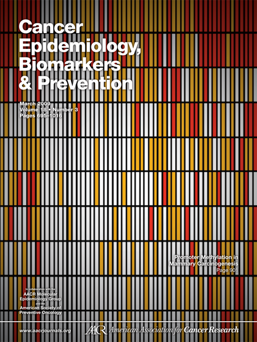 Cancer Epidemiology, Biomarkers & Prevention Cover Image for Volume 18, Issue 3