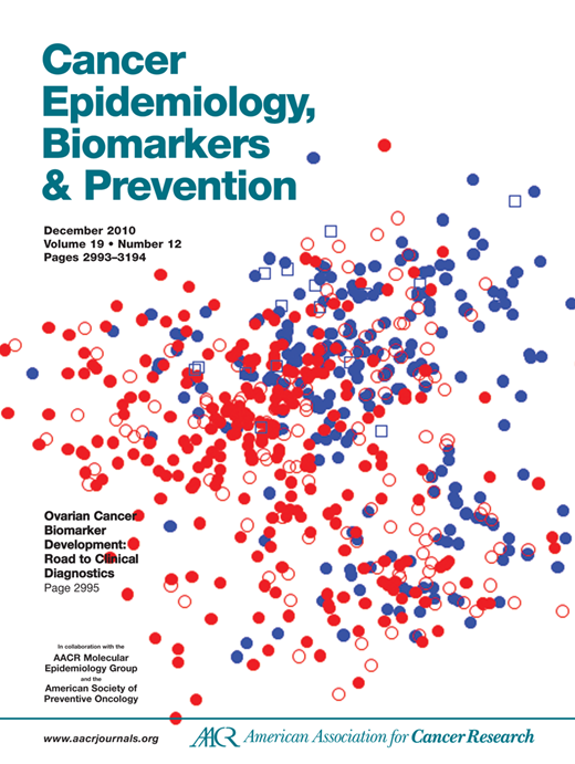 Cancer Epidemiology, Biomarkers & Prevention Cover Image for Volume 19, Issue 12