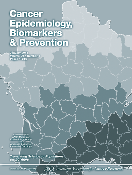 Cancer Epidemiology, Biomarkers & Prevention Cover Image for Volume 20, Issue 1