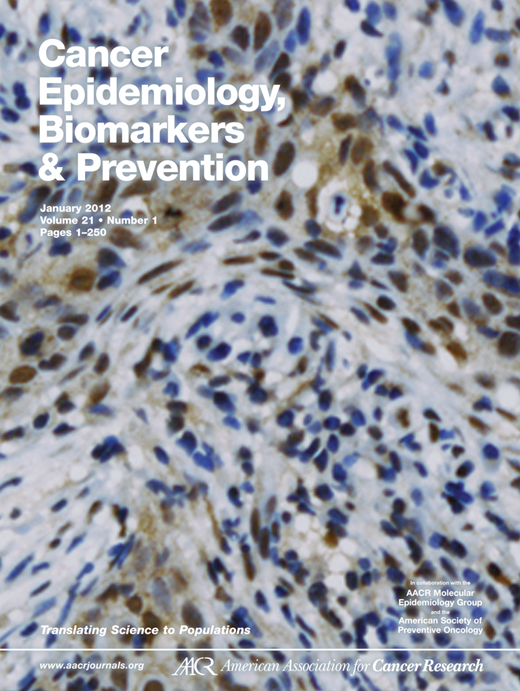 Cancer Epidemiology, Biomarkers & Prevention Cover Image for Volume 21, Issue 1