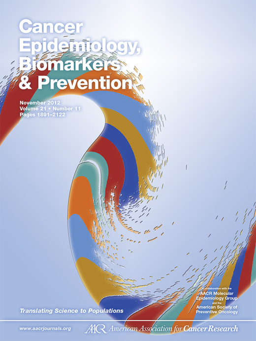 Cancer Epidemiology, Biomarkers & Prevention Cover Image for Volume 21, Issue 11