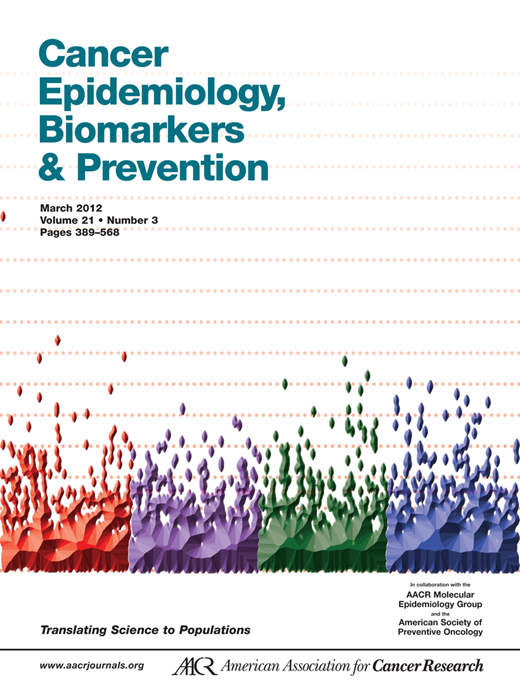 Cancer Epidemiology, Biomarkers & Prevention Cover Image for Volume 21, Issue 3