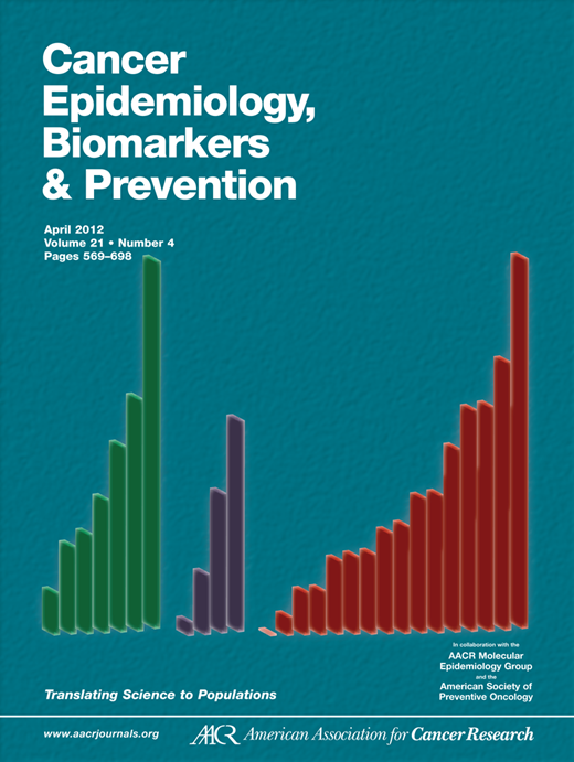 Cancer Epidemiology, Biomarkers & Prevention Cover Image for Volume 21, Issue 4