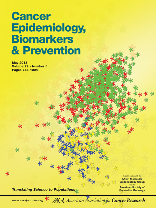 Cancer Epidemiology, Biomarkers & Prevention Cover Image for Volume 22, Issue 5