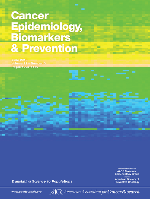 Cancer Epidemiology, Biomarkers & Prevention Cover Image for Volume 22, Issue 6