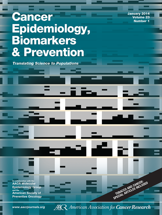 Cancer Epidemiology, Biomarkers & Prevention Cover Image for Volume 23, Issue 1