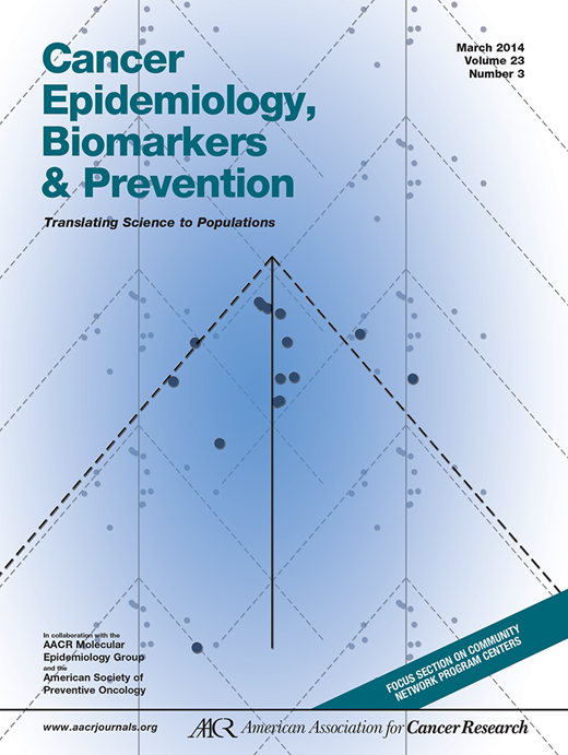 Cancer Epidemiology, Biomarkers & Prevention Cover Image for Volume 23, Issue 3