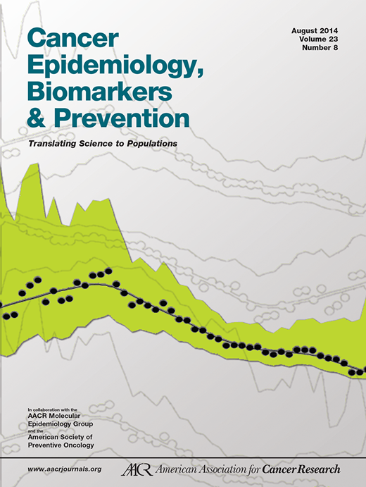 Cancer Epidemiology, Biomarkers & Prevention Cover Image for Volume 23, Issue 8