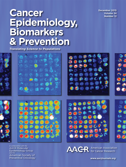 Cancer Epidemiology, Biomarkers & Prevention Cover Image for Volume 24, Issue 12