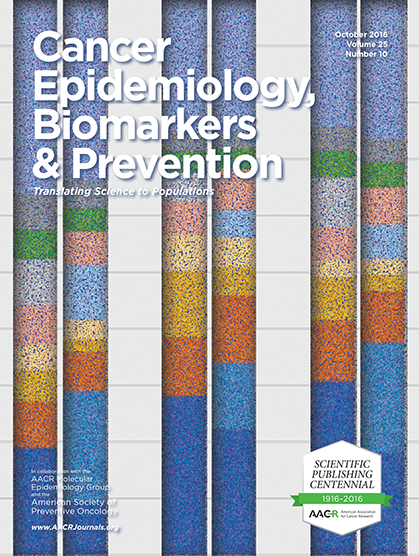Cancer Epidemiology, Biomarkers & Prevention Cover Image for Volume 25, Issue 10