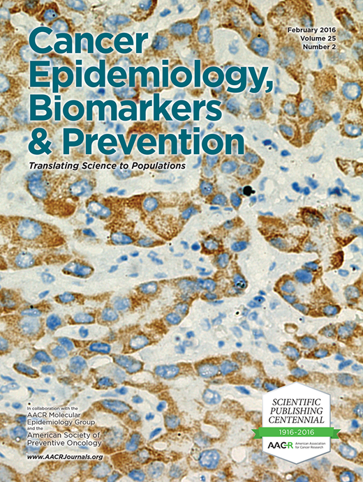 Cancer Epidemiology, Biomarkers & Prevention Cover Image for Volume 25, Issue 2