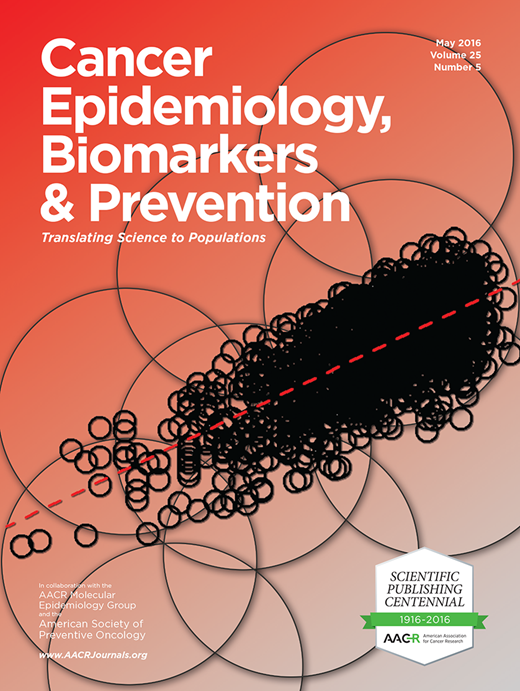 Cancer Epidemiology, Biomarkers & Prevention Cover Image for Volume 25, Issue 5