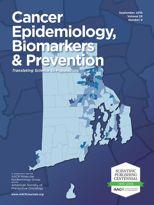 Cancer Epidemiology, Biomarkers & Prevention Cover Image for Volume 25, Issue 9