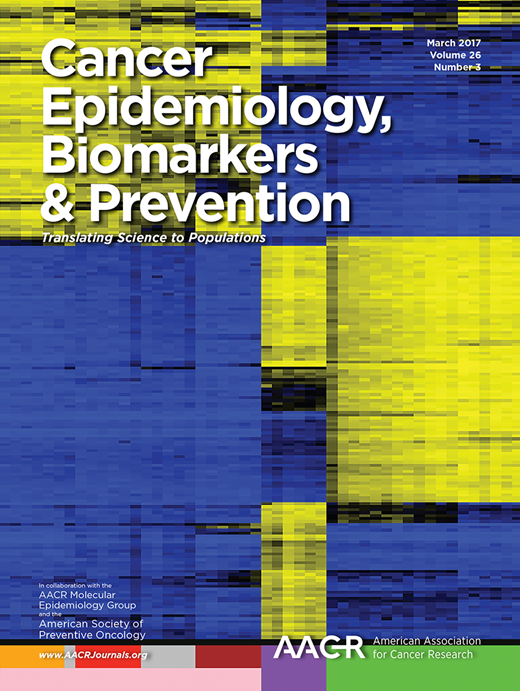 Cancer Epidemiology, Biomarkers & Prevention Cover Image for Volume 26, Issue 3