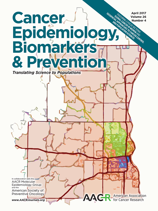 Cancer Epidemiology, Biomarkers & Prevention Cover Image for Volume 26, Issue 4