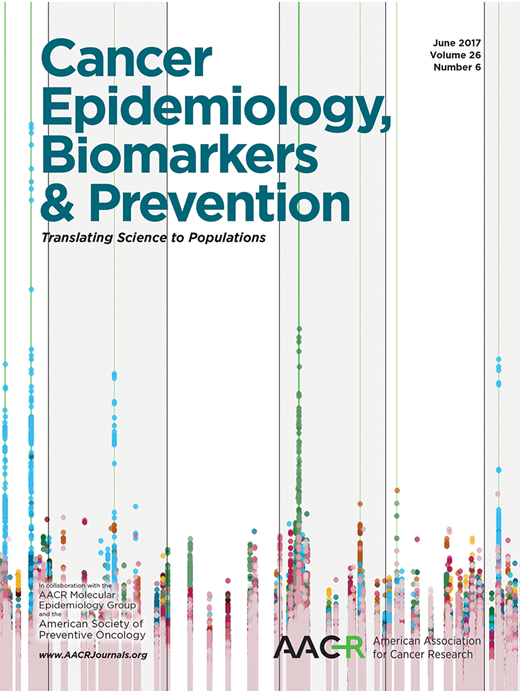 Cancer Epidemiology, Biomarkers & Prevention Cover Image for Volume 26, Issue 6