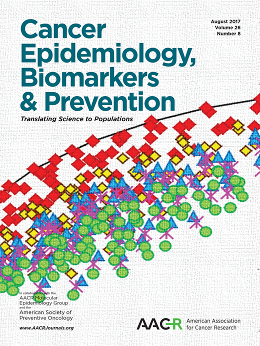 Cancer Epidemiology, Biomarkers & Prevention Cover Image for Volume 26, Issue 8