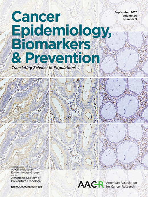 Cancer Epidemiology, Biomarkers & Prevention Cover Image for Volume 26, Issue 9