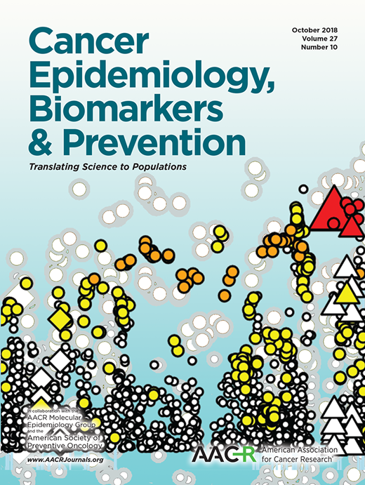 Cancer Epidemiology, Biomarkers & Prevention Cover Image for Volume 27, Issue 10