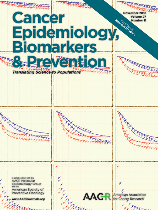 Cancer Epidemiology, Biomarkers & Prevention Cover Image for Volume 27, Issue 11