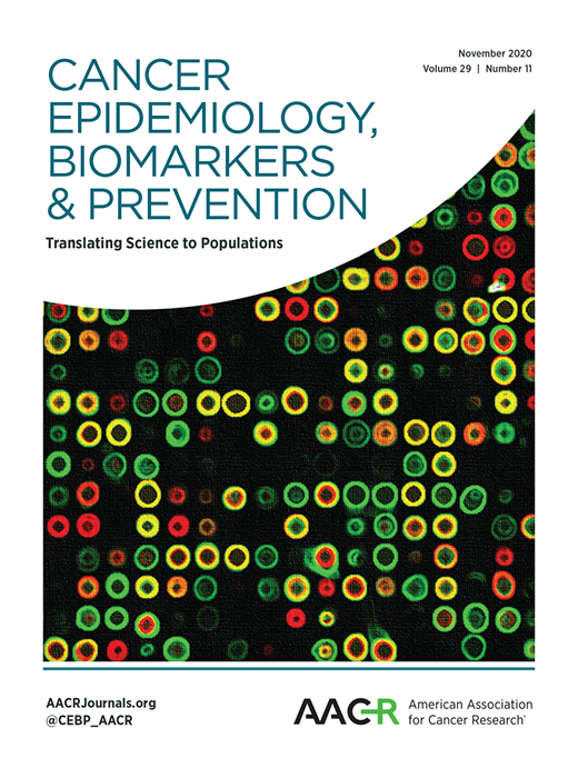 Cancer Epidemiology, Biomarkers & Prevention Cover Image for Volume 29, Issue 11