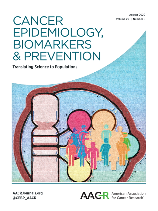 Cancer Epidemiology, Biomarkers & Prevention Cover Image for Volume 29, Issue 8