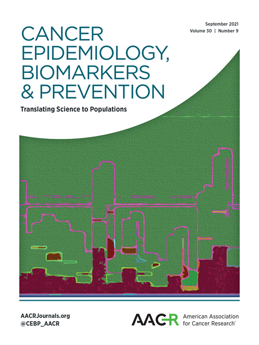 Cancer Epidemiology, Biomarkers & Prevention Cover Image for Volume 30, Issue 9