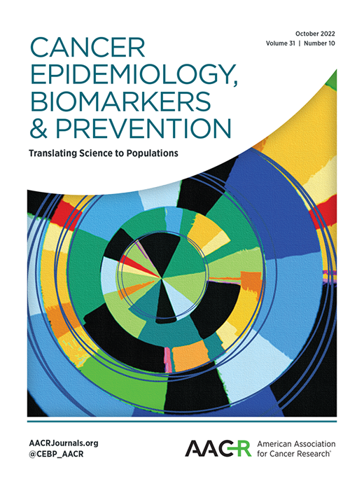 Cancer Epidemiology, Biomarkers & Prevention Cover Image for Volume 31, Issue 10