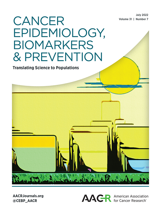 Cancer Epidemiology, Biomarkers & Prevention Cover Image for Volume 31, Issue 7