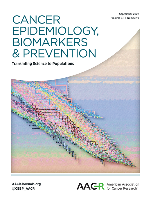 Cancer Epidemiology, Biomarkers & Prevention Cover Image for Volume 31, Issue 9