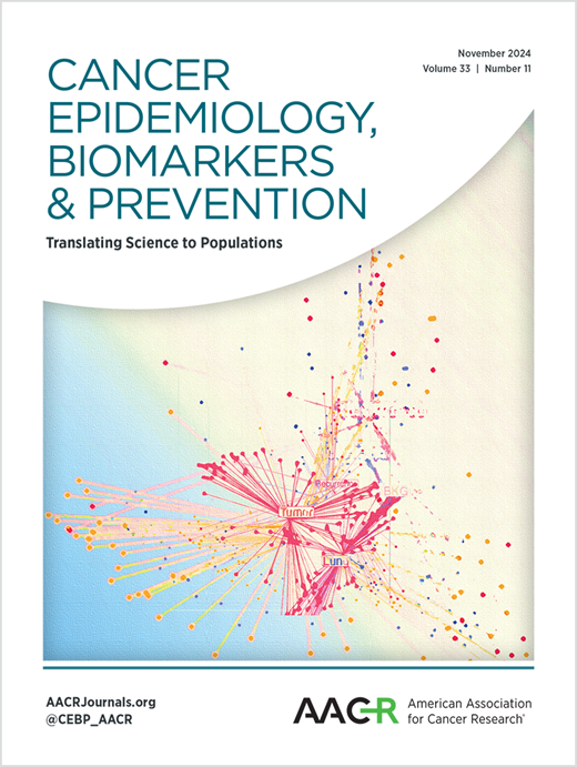 Cancer Epidemiology, Biomarkers & Prevention Cover Image for Volume 33, Issue 11