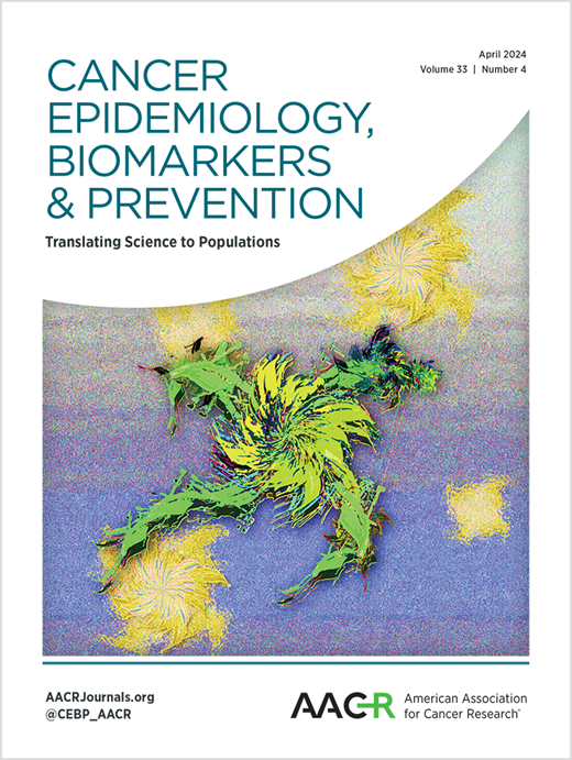 Cancer Epidemiology, Biomarkers & Prevention Cover Image for Volume 33, Issue 4