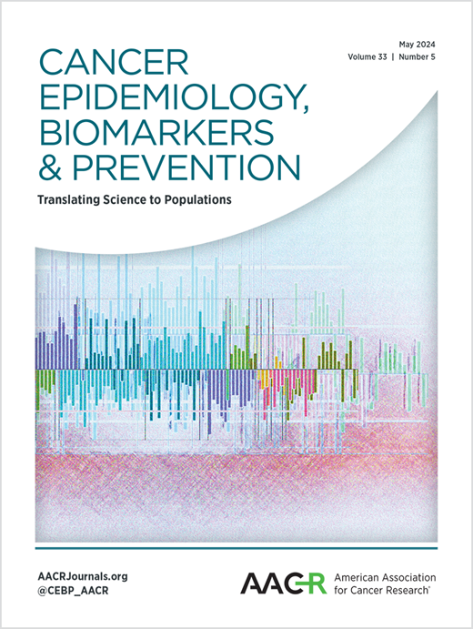 Cancer Epidemiology, Biomarkers & Prevention Cover Image for Volume 33, Issue 5