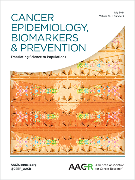 Cancer Epidemiology, Biomarkers & Prevention Cover Image for Volume 33, Issue 7